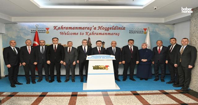 Bakan Yumaklı Kahramanmaraş’ta Başkan Görgel ile Bir Araya Geldi