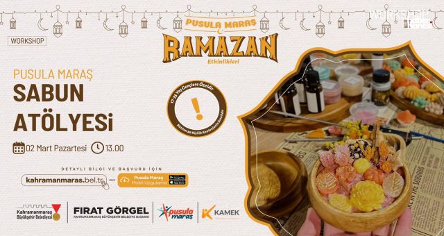 Kahramanmaraş Büyükşehir’den Gençlere Yönelik Özel Bir Atölye Çalışması Daha