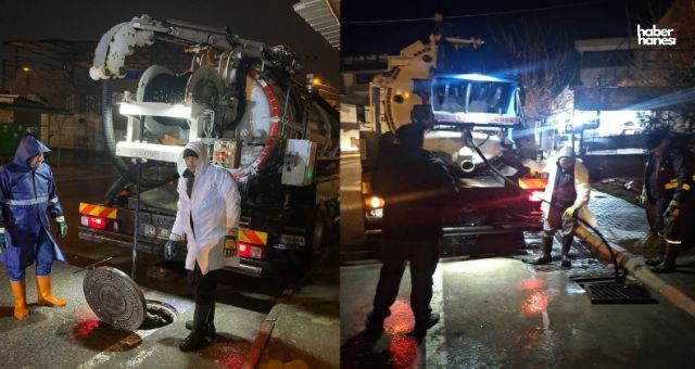 Kahramanmaraş Büyükşehir’den Sağanak Yağışa Karşı Yoğun Mesai