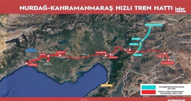 Kahramanmaraş, hızlı trenle Doğu Akdeniz’e açılıyor