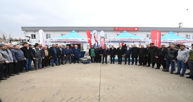 Kahramanmaraşlı Çiftçilere İş Makinesi Desteği