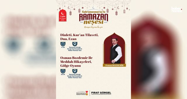 Kahramanmaraş'ta Ramazan Sokağı’nda Geleneksel Eğlence ve Maneviyat Bir Arada