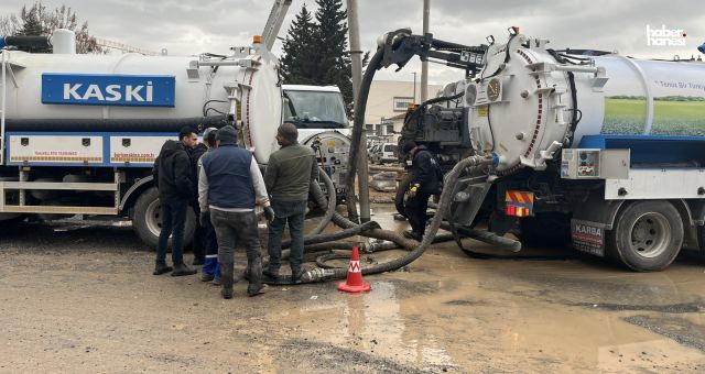 Kahramanmaraş'ta Yağmur Suyu Hatları Tek Tek Temizleniyor