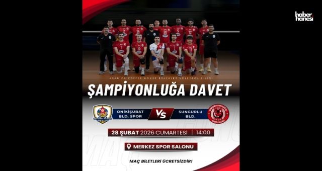 Onikişubat Belediyespor şampiyonluk maçına çıkıyor! Tüm şehir bu tarihi ana davetli