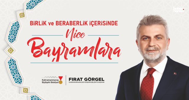 Başkan Fırat Görgel: “Ramazan Bayramı’mız Kutlu Olsun”