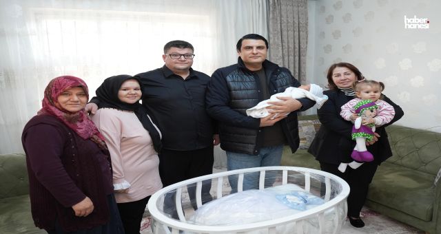 Başkan Yılmaz’dan Anlamlı Ziyaret: Minik “Umut” Bebeğe Kucak Açtı