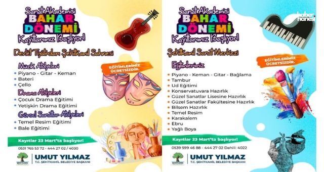 Başkan Yılmaz’dan Sanata Büyük Destek: Ücretsiz Eğitim Fırsatı