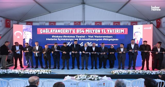 Çağlayancerit’e 282 Milyon TL’lik Dev Yatırım: Atıksu Arıtma Tesisi Hizmete Açıldı