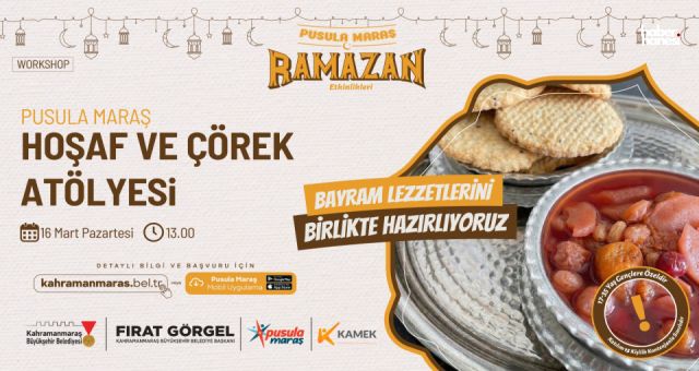 Gençler Pusula Maraş’ın Atölyesinde Eşsiz Tatların Yapımını Öğrenecek