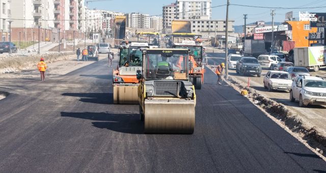 Kahramanmaraş'ta Doğukent Yolunda Yenileme Çalışmalarına Başlandı