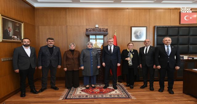 Başkan Görgel, AK Parti Kadın Kolları Başkanı Ercan’ı Makamında Ağırladı
