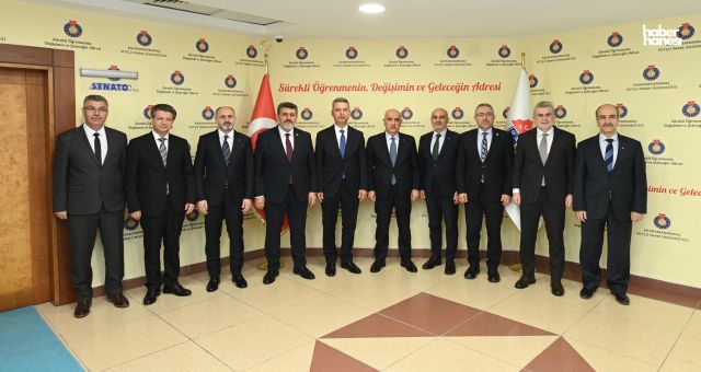 Başkan Görgel ve Kirişci’den KSÜ Rektörü Okumuş’a Hayırlı Olsun Ziyareti
