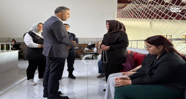Başkan Hanifi Toptaş, okul saldırısında yaralanan öğrenciler ve ailelerini ziyaret etti