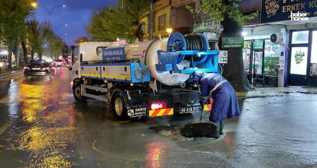 Kahramanmaraş Büyükşehir ve KASKİ’den Yağışa Karşı Yoğun Mesai