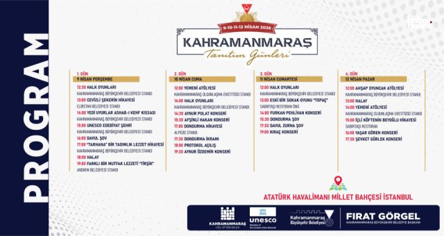 Kahramanmaraş, Tüm Değerleriyle İstanbul’da Tanıtılacak