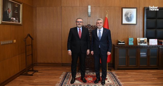 Başkan Görgel, AK Parti MKYK Üyesi Mahir Ünal’ı Makamında Ağırladı