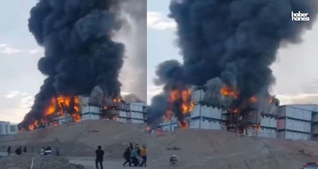 Kahramanmaraş’ta İşçilerin Kaldığı Konteynerlerde Yangın: 1 Ölü, 7 Yaralı