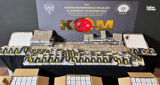 Kahramanmaraş’ta Narkotik ve KOM Operasyonu: Binlerce Makaron ve Uyuşturucu Yakalandı