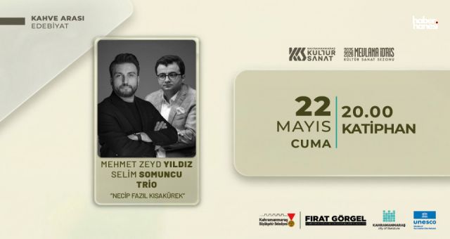 Kahve Arası Edebiyat Söyleşisinde Üstat Necip Kısakürek Konuşulacak