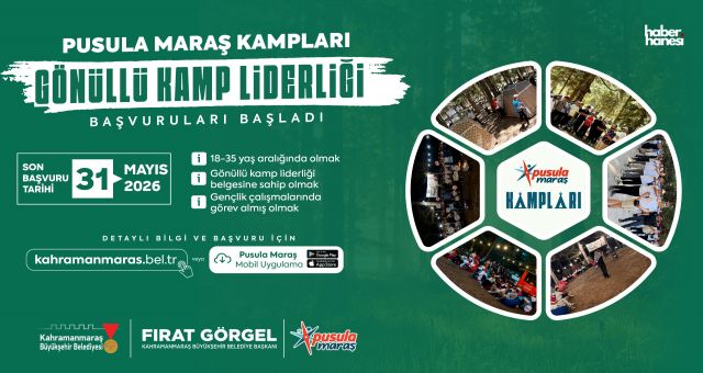 Pusula Maraş, Gönüllü Kamp Liderlerini Arıyor