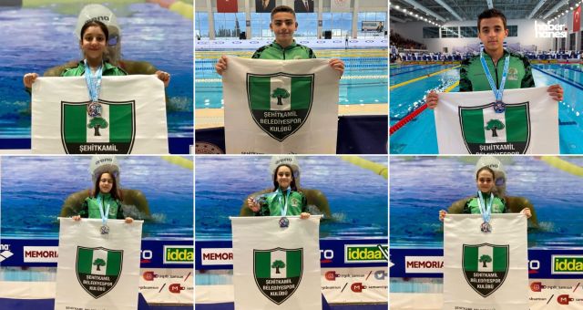 Şehitkamil’in Yüzücüleri Milli Takım Yolunda! 6 Sporcu Barajı Geçti