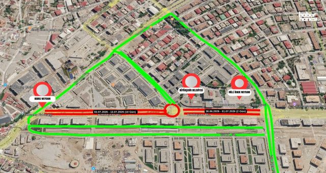 Sürücülerin Dikkatine! Azerbaycan Bulvarı’nda Kısmi Trafik Düzenlemesi