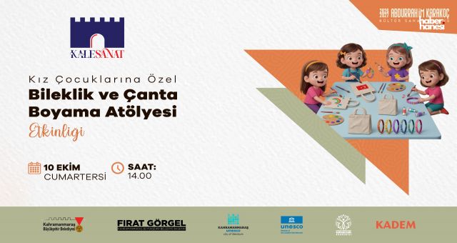 Kahramanmaraş Büyükşehir’den Kız Çocuklarına Özel Boyama Etkinliği