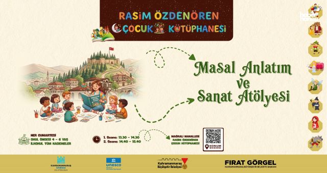 Kahramanmaraş’ta Çocuklar Masallarla Hayal Dünyalarını Geliştiriyor