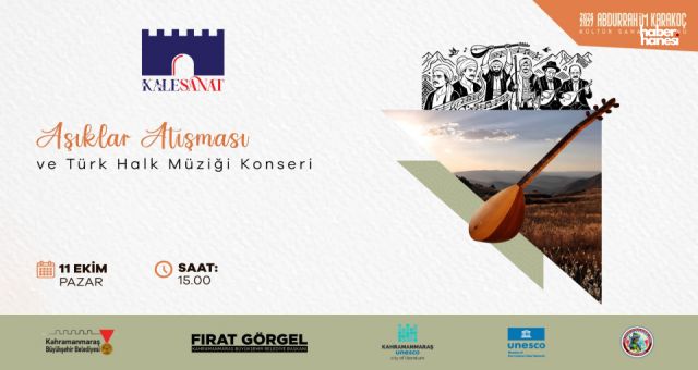 Sazın ve Sözün Ustaları Kahramanmaraş Kalesi’nde Buluşacak