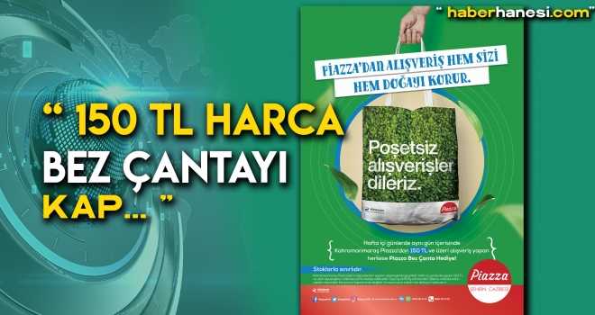 Piazza’da “Çevreci” Alışveriş Başladı