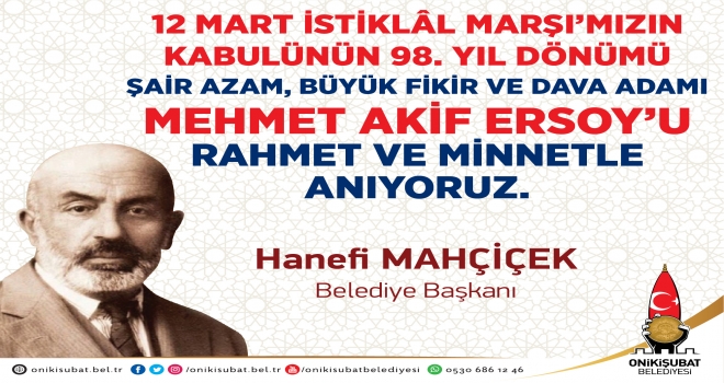 MAHÇİÇEK İSTİKLAL MARŞI’NIN ÖNEMİNİ ANLATTI