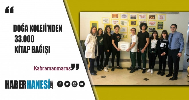 DOĞA KOLEJİ’NDEN 33.000 KİTAP BAĞIŞI