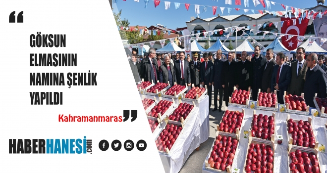 Göksun Elma Festivalinin 7.si Coşkuyla Yapıldı