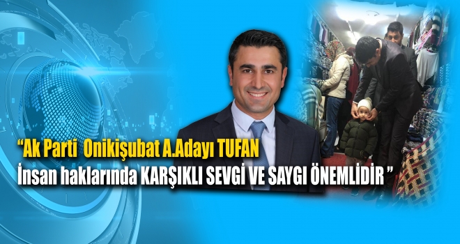 TUFAN - İnsan haklarında KARŞIKLI SEVGİ VE SAYGI ÖNEMLİDİR