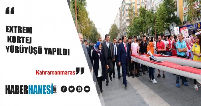 EKSTREM SPOR FESTİVALİ KORTEJİ YAPILDI