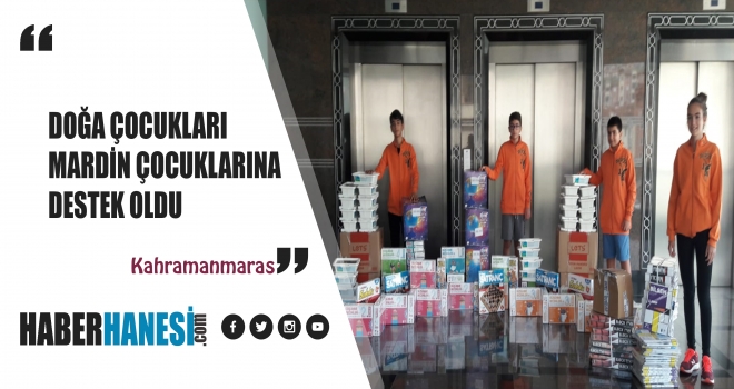 DOĞA ÖĞRENCİLERİ MARDİNLİ KARDEŞLERİ İÇİN YOLLARDA