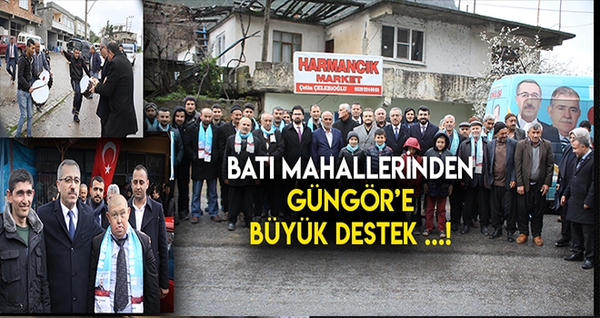 BATI KÖYLERİ GÜNGÖR'Ü DAVUL ZURNA İLE KARŞILADI