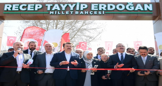 RECEP TAYYİP ERDOĞAN MİLLET BAHÇESİ AÇILDI