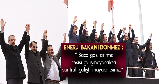 BAKAN DÖNMEZ - EÜAŞ'TA 5 BİN İSTİHDAM SAĞLAYACAĞIZ