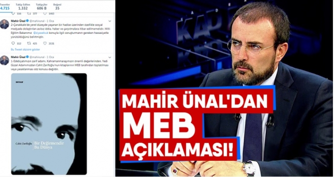 Mahr Ünal'dan MEB açıklaması!