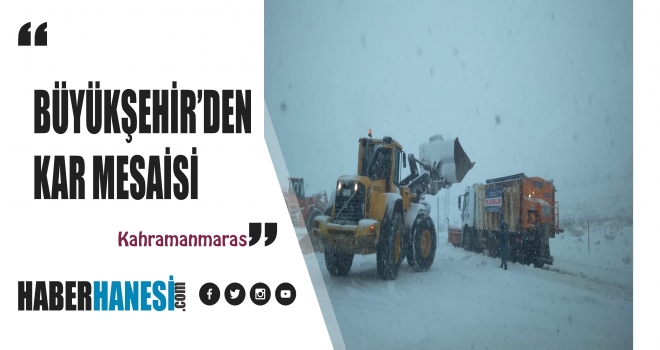 BÜYÜKŞEHİR’DEN KAR MESAİSİ