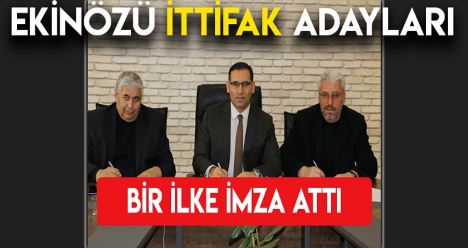 BELEDİYE BAŞKAN ADAYLARINDAN BİR İLK