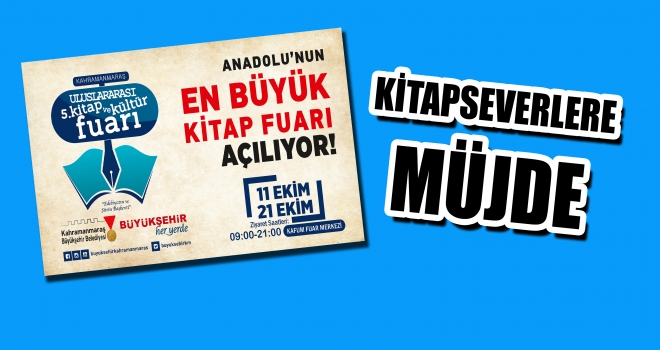 5. KİTAP VE KÜLTÜR FUARI 11 EKİM’DE AÇILACAK