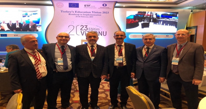 Rektör Can 2023 Türkiye Eğitim Vizyonu Çalıştayına Katıldı