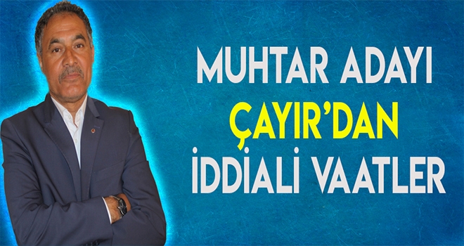 ÇAYIR - MUHTARLIK EK İŞ DEĞİL TEK İŞ 'TİR