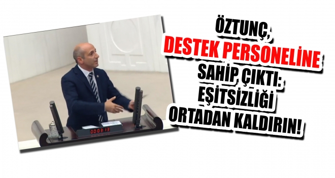 ÖZTUNÇ - MEMUR KADROSUNA GEÇİRİLMELİLER