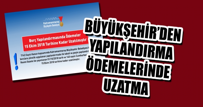 VERGİ BARIŞINDA ÖDEME SÜRE 15 GÜN UZATILDI