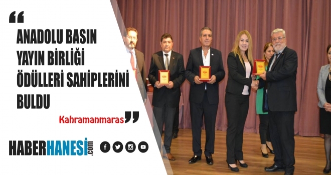 ABYB, ALTI DALDA ÖDÜL VERDİ