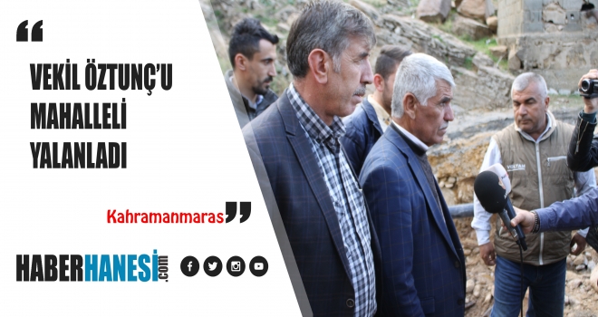 VEKİL ÖZTUNÇ'A YANIT MUHTARDAN GELDİ