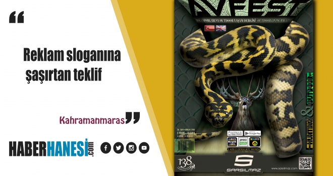 Reklam sloganına şaşırtan teklif